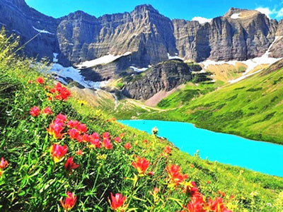 60x45CM Landscape Full Diamond Painting NO Frame Round diamond 04