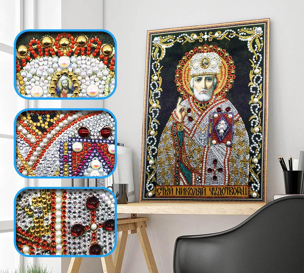 30X40cm Jesus 5D Diamond Painting( Special beads)