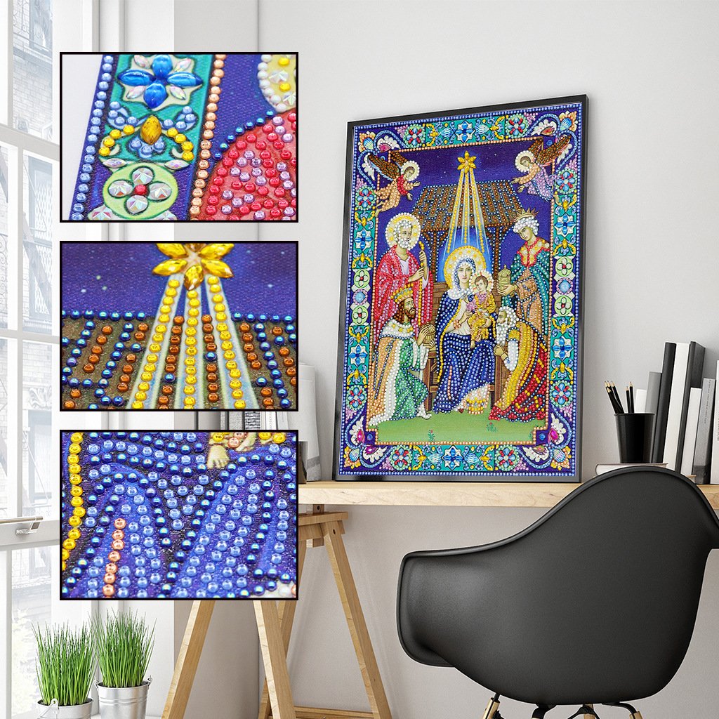 30X40cm jesus 5D Diamond Painting( Special beads)