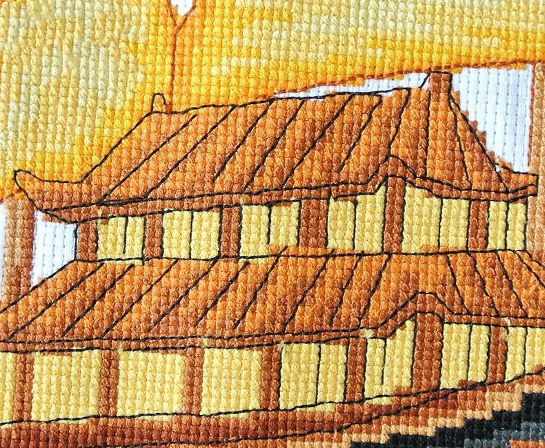 132x62cm all plain sailing Finished Cross Stitch Home Decoration