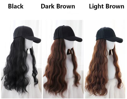 Baseball Cap wig Corn curly