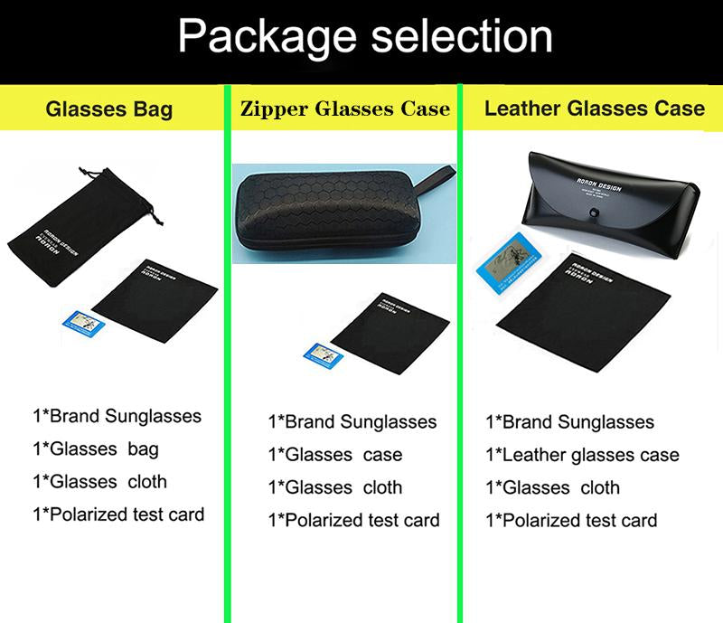 AORON New Aluminum Frame Sunglasses Men Polarized Sun Glasses Driver Driving Sunglasses UV400