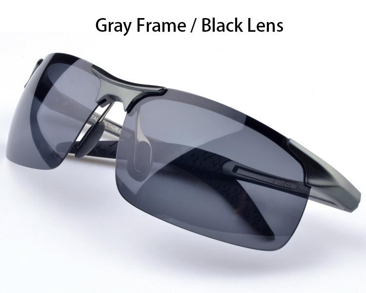 AORON Polarized Sunglasses Mens Classic Sports Driving Sun Glasses UV400 Luxury Male Aluminum Frame Sunglasses