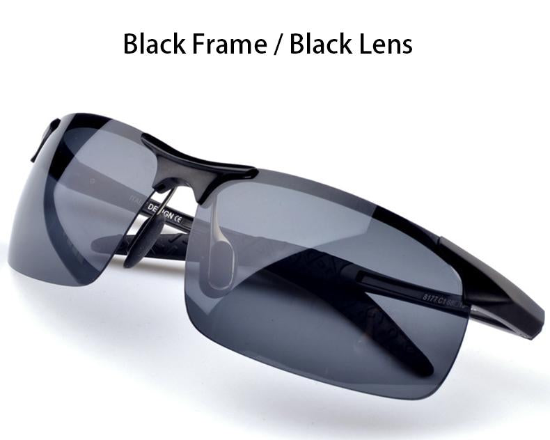 AORON Polarized Sunglasses Mens Classic Sports Driving Sun Glasses UV400 Luxury Male Aluminum Frame Sunglasses