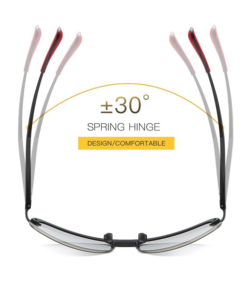 AORON New Aluminum Frame Sunglasses Men Polarized Sun Glasses Driver Driving Sunglasses UV400