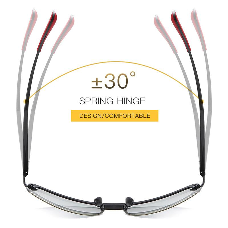 AORON New Aluminum Frame Sunglasses Men Polarized Sun Glasses Driver Driving Sunglasses UV400