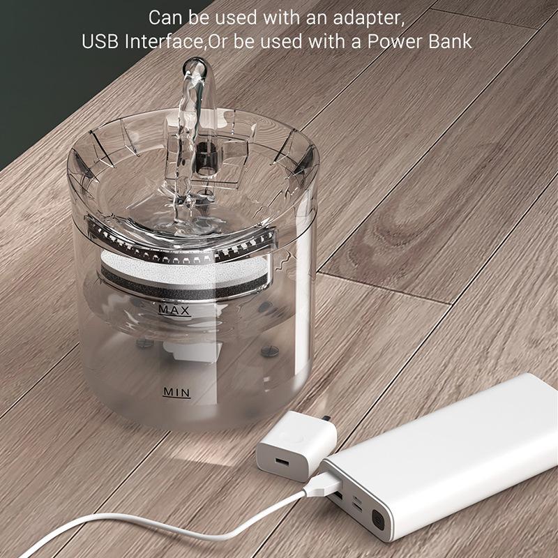 2L Intelligent Cat Water Fountain With Faucet