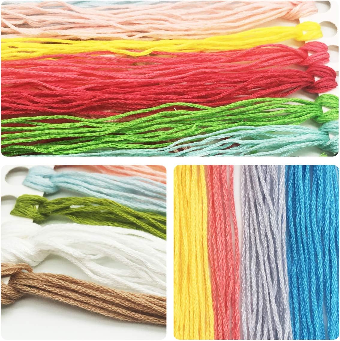 80X80CM Flower DIY Cross Stitch Kits Full Range of Embroidery 11CT 3 Strands NO Frame