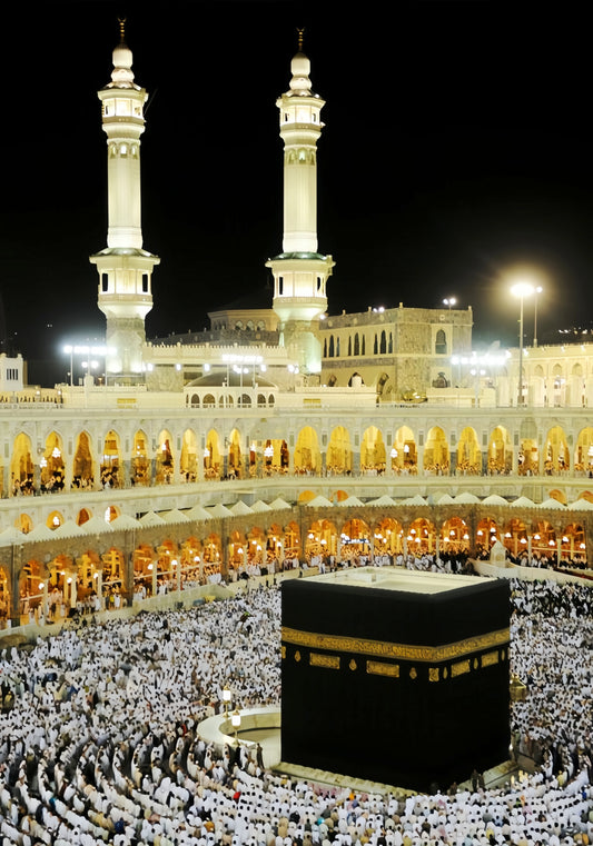 70X100CM - Mecca Building DIY Product 5D Full Diamond DIY Painting NO Frame