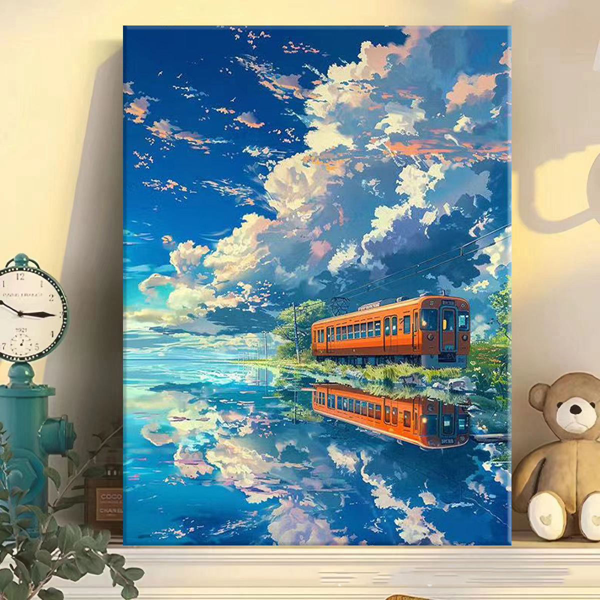 40X50CM DIY Oil Painting By Numbers WITH Frame