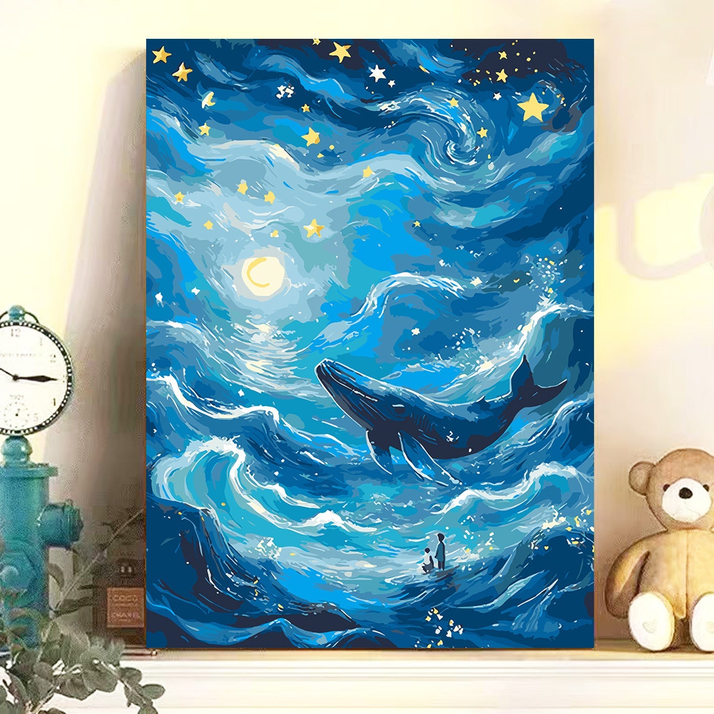 40X50CM DIY Oil Painting By Numbers WITH Frame