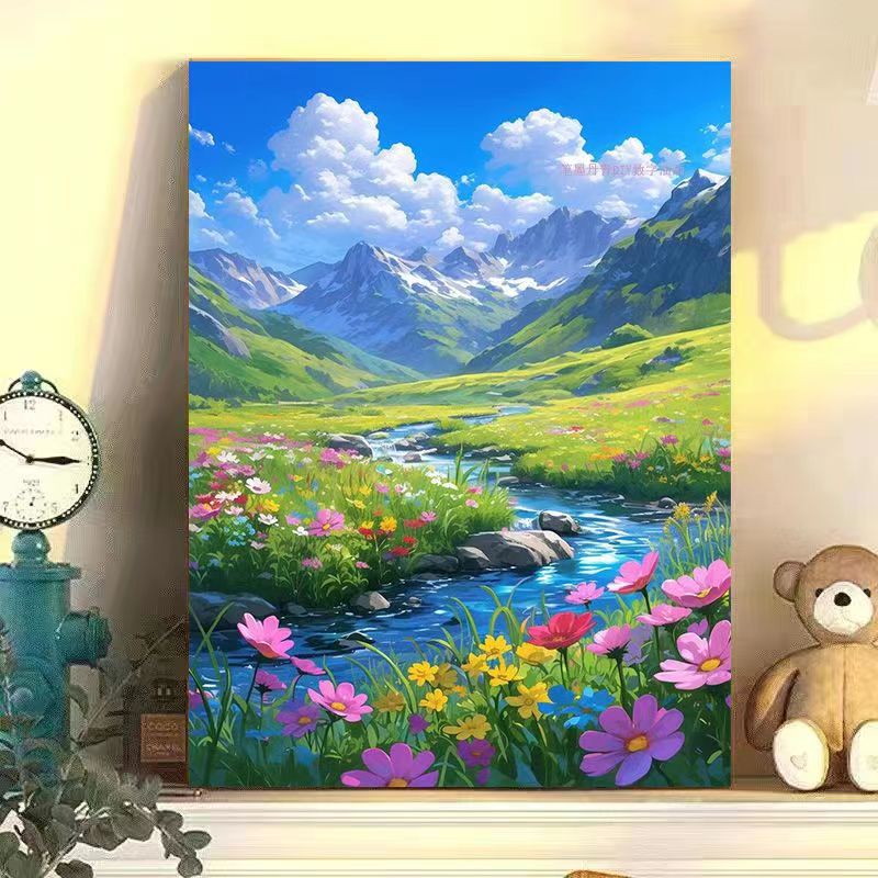40X50CM DIY Oil Painting By Numbers WITH Frame