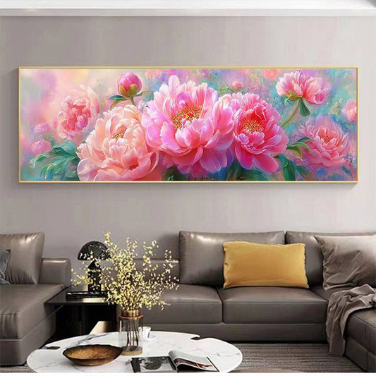60X180CM Flower DIY Cross Stitch Kits Full Range of Embroidery 9CT 4 Strands NO Frame