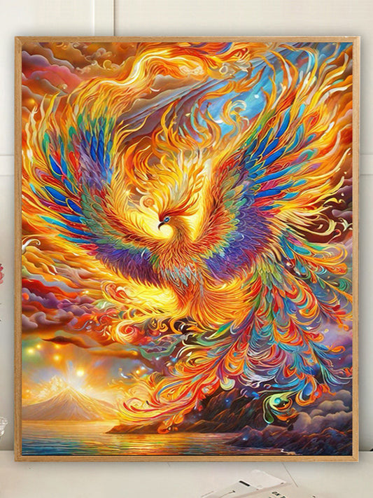 50X70CM PHOENIX 5D DIY DIAMOND PAINTING FULL DRILL NO FRAME