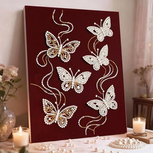 40X50CM WITH Frame DIY Pearl Painting Kits Art Painting for Home Wall Decor Gifts