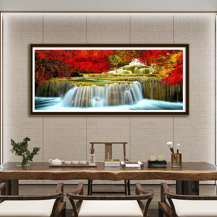 64X145CM Landscape DIY Cross Stitch Kits 11CT 3 Strands NO Frame