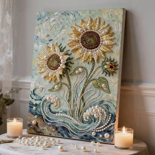 40X50CM WITH Frame DIY Pearl Painting Kits Art Painting for Home Wall Decor Gifts