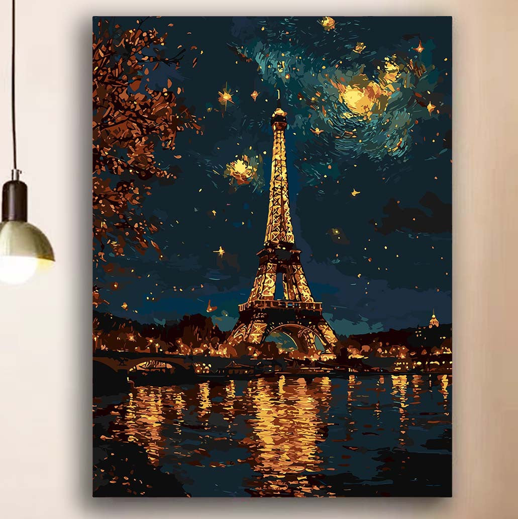 40X50CM DIY Oil Painting By Numbers WITH Frame