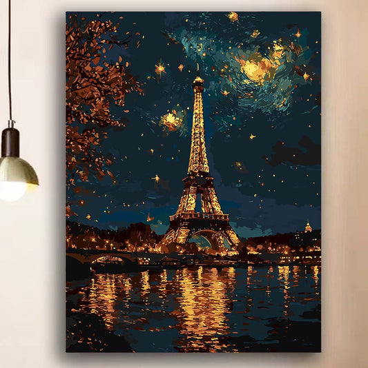 40X50CM DIY Oil Painting By Numbers WITH Frame