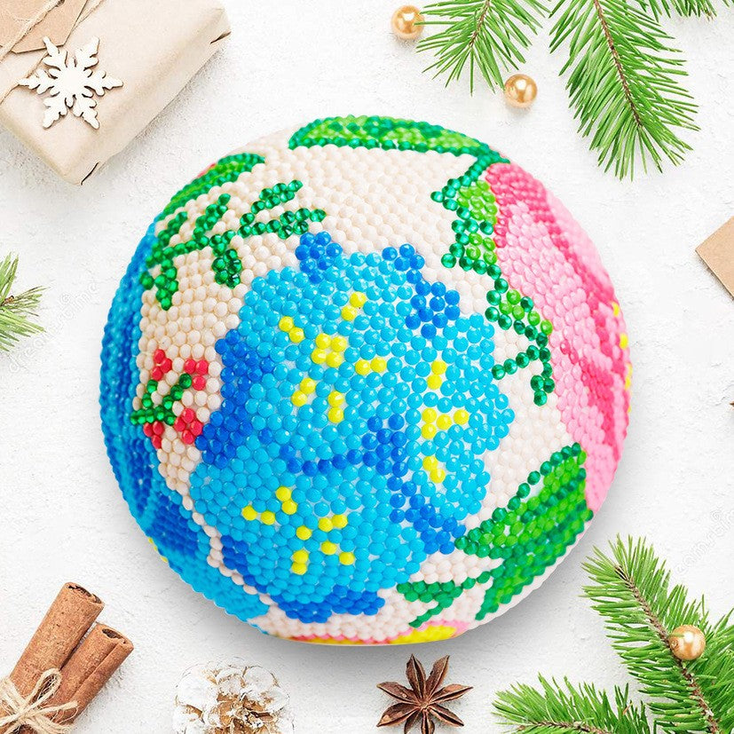 10x10CM 5D Diamond Painting Ball DIY Handmade Ornaments Ball With Holder