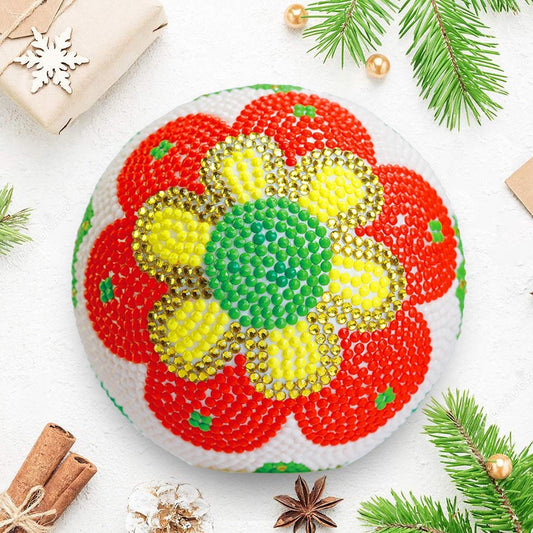 10x10CM 5D Diamond Painting Ball DIY Handmade Ornaments Ball With Holder