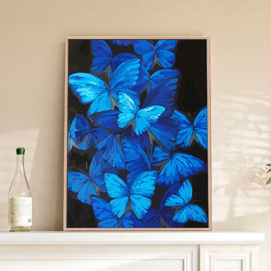 Butterfly No Framed DIY Oil Painting By Numbers 40*50CM