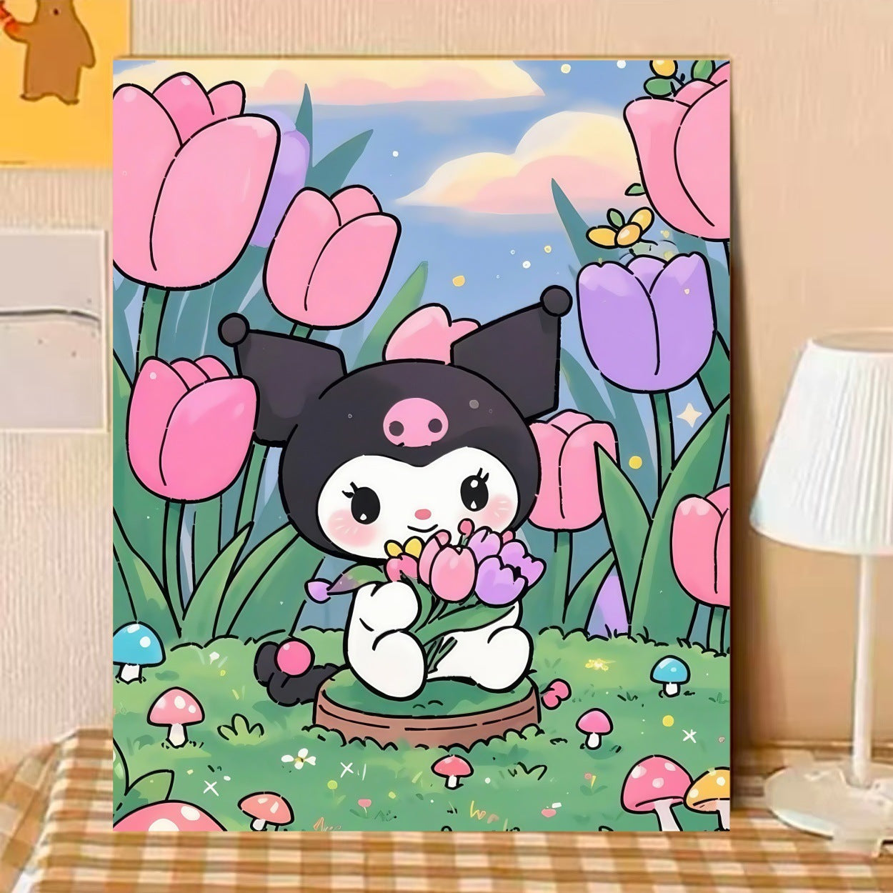 40X50CM Sanrio DIY Oil Painting By Numbers WITH Frame