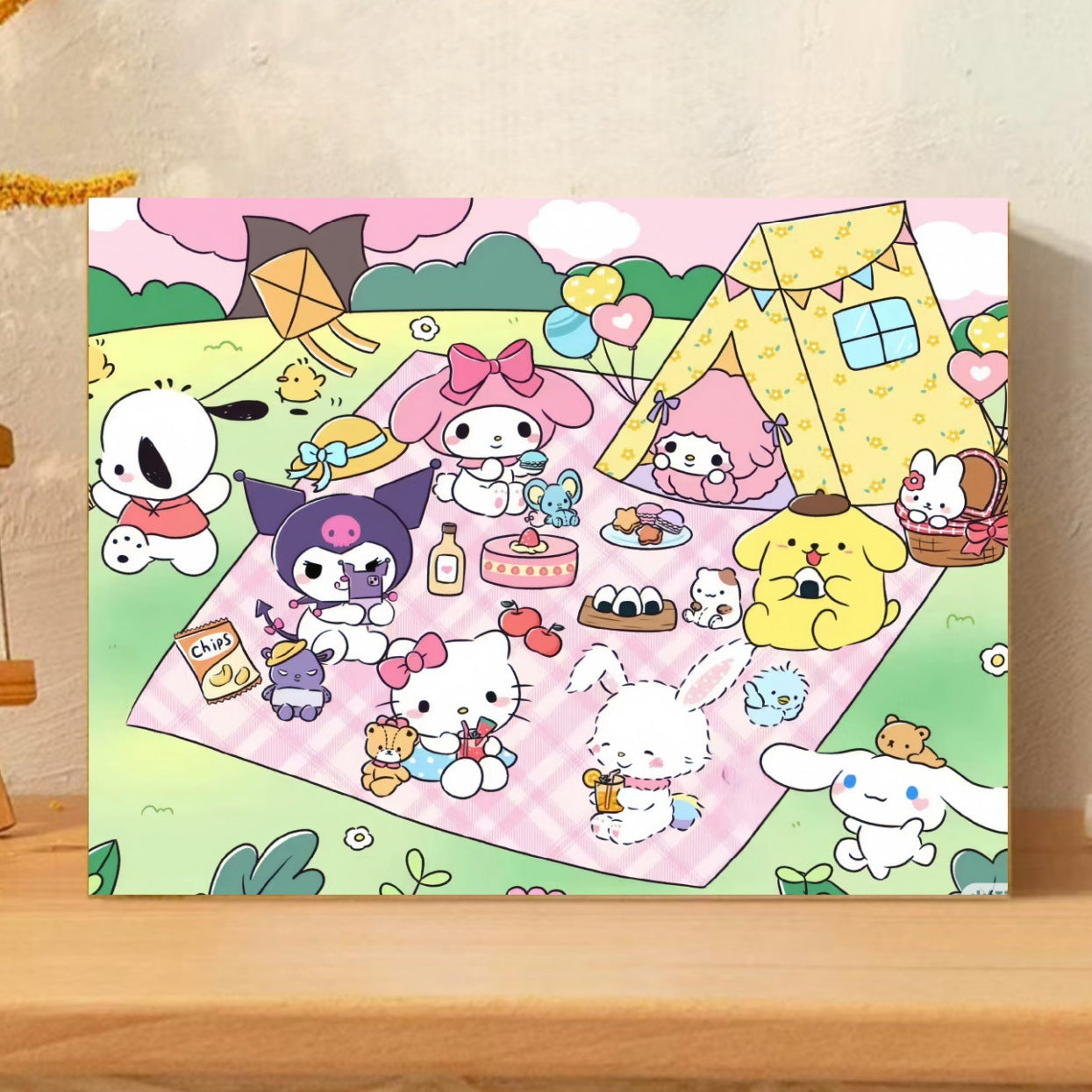 40X50CM Sanrio DIY Oil Painting By Numbers WITH Frame