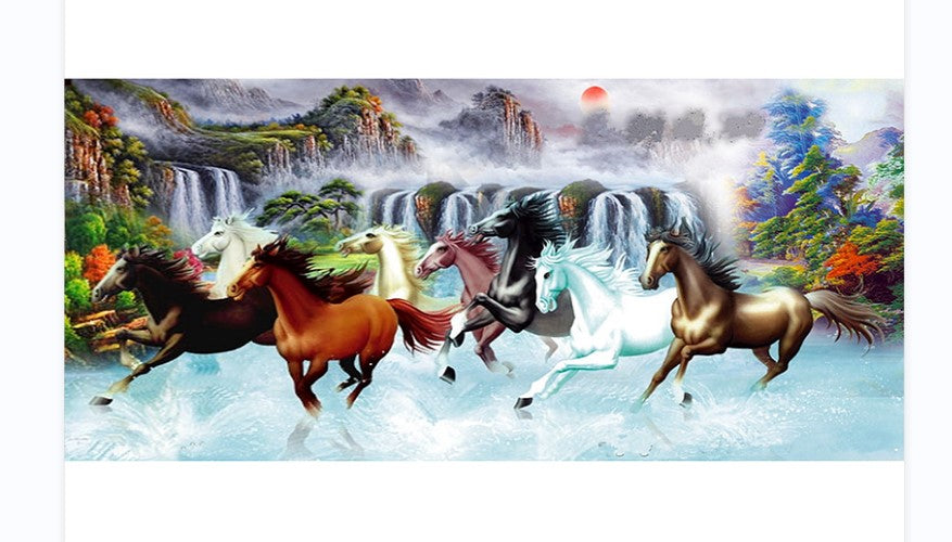 120X60CM - Horse DIY 5D Full Diamond Painting NO Frame