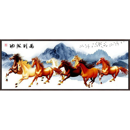 120X60CM - Horse DIY 5D Full Diamond Painting NO Frame