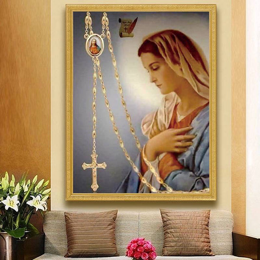 50X70CM - Maria DIY 5D Full Diamond Painting NO Frame