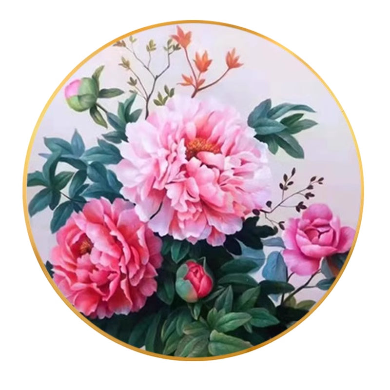 60X60CM - Flower DIY Product 5D Full Diamond DIY Painting NO Frame