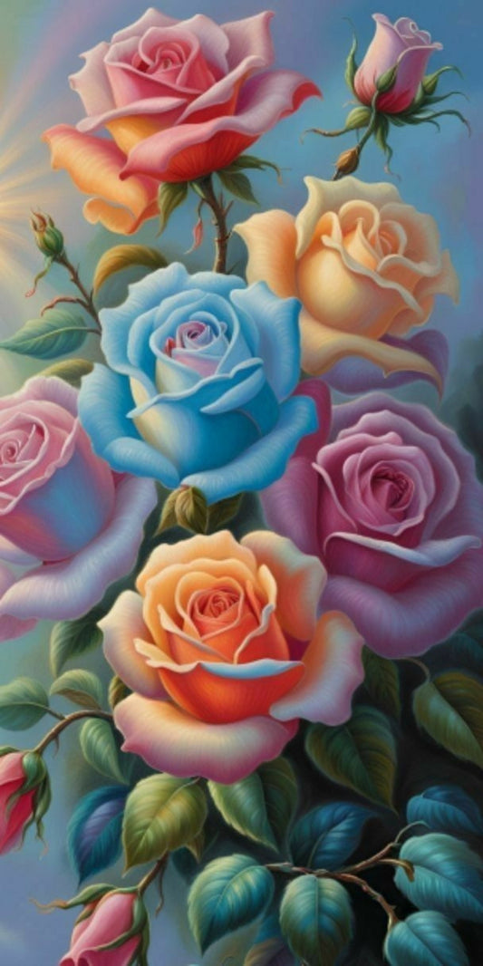 50X90CM - Flower DIY Product 5D Full Diamond DIY Painting NO Frame