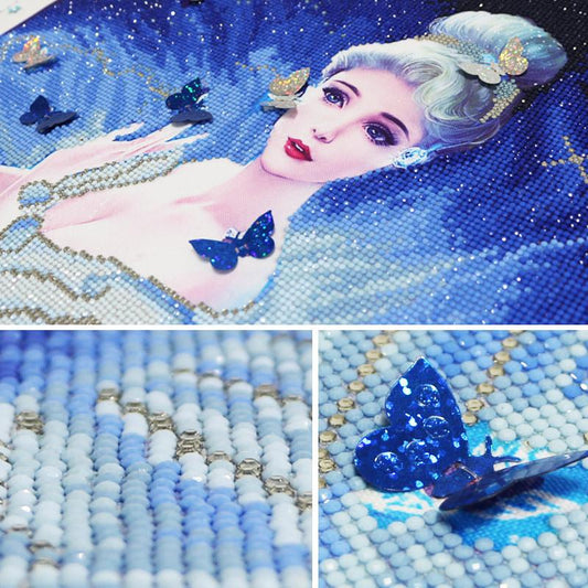 50X75CM- Cinderella- DIY 5D full Diamond Painting