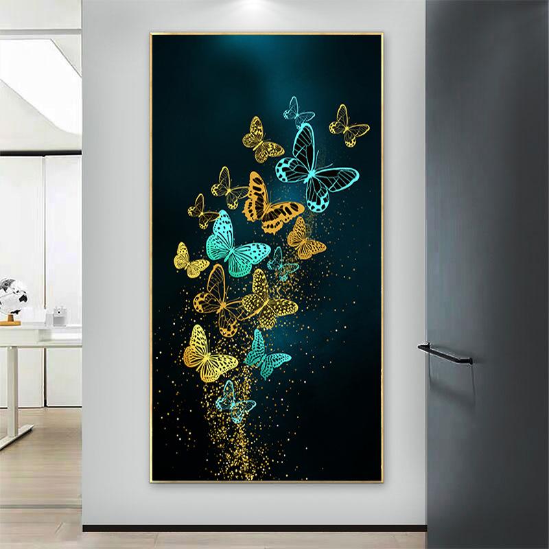 50x90cm Butterfly 5d diy diamond painting full drill NO FRAME