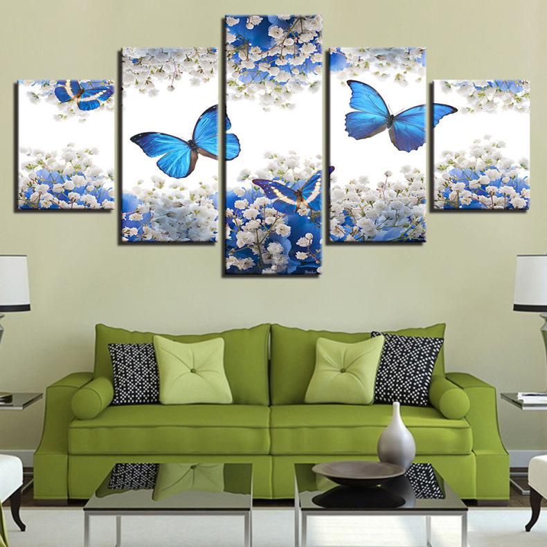 95x45CM-Butterfly- DIY 5D full Diamond Painting M1523