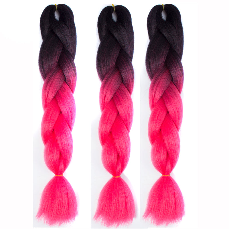 (each color 3pcs) braids African dirty braids wig