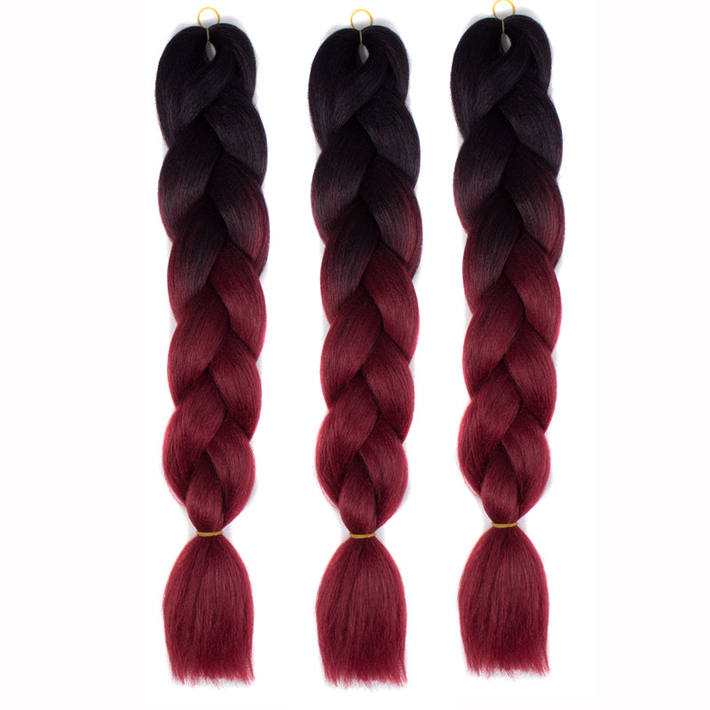 (each color 3pcs) braids African dirty braids wig