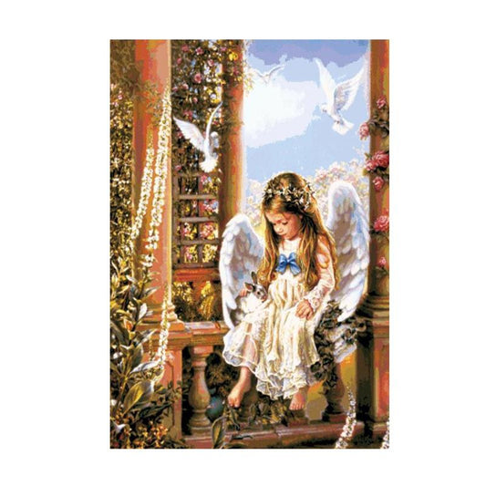 40x50CM Angel Full Diamond Painting NO Frame Round diamond