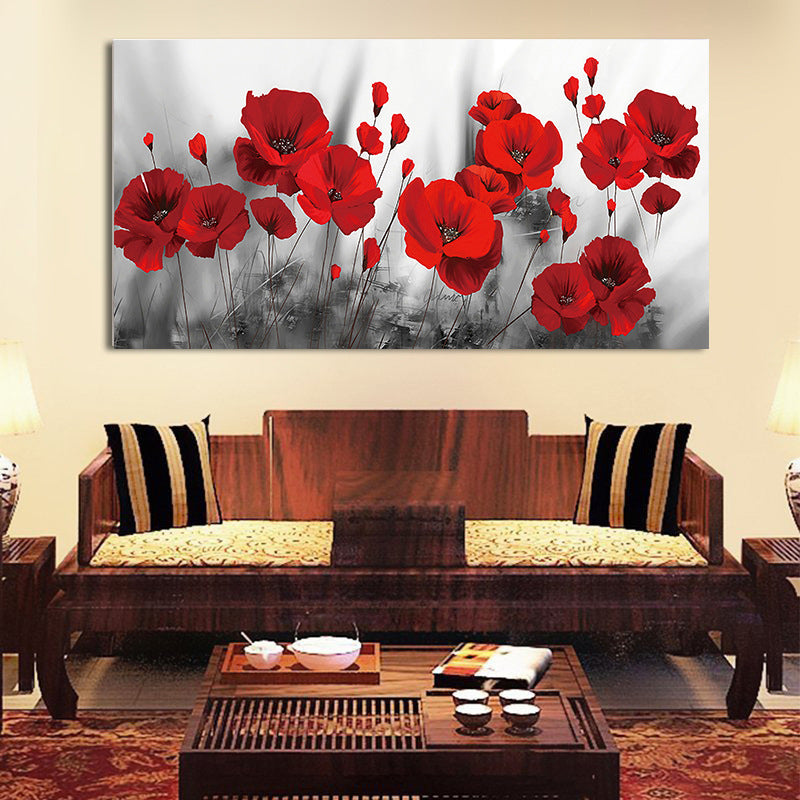 50x100cm rose  NO Framed Prints Painting Canvas Wall Art For Living Room Home Decor