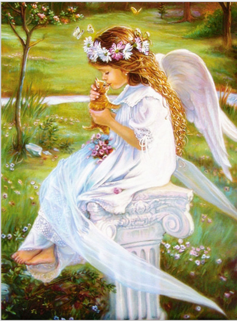 50x70CM Angel 5D Full Diamond Painting DIY Pictures