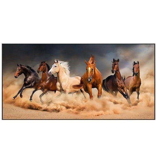 120x50CM-Horses- DIY 5D full Diamond Painting