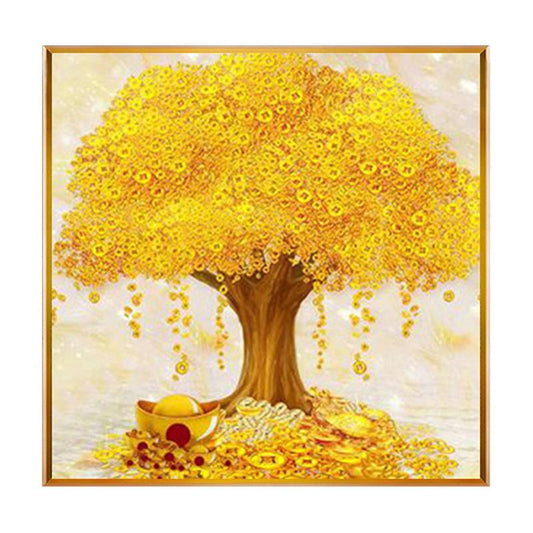 60x60CM Money Tree 5D Full Diamond Painting DIY Pictures