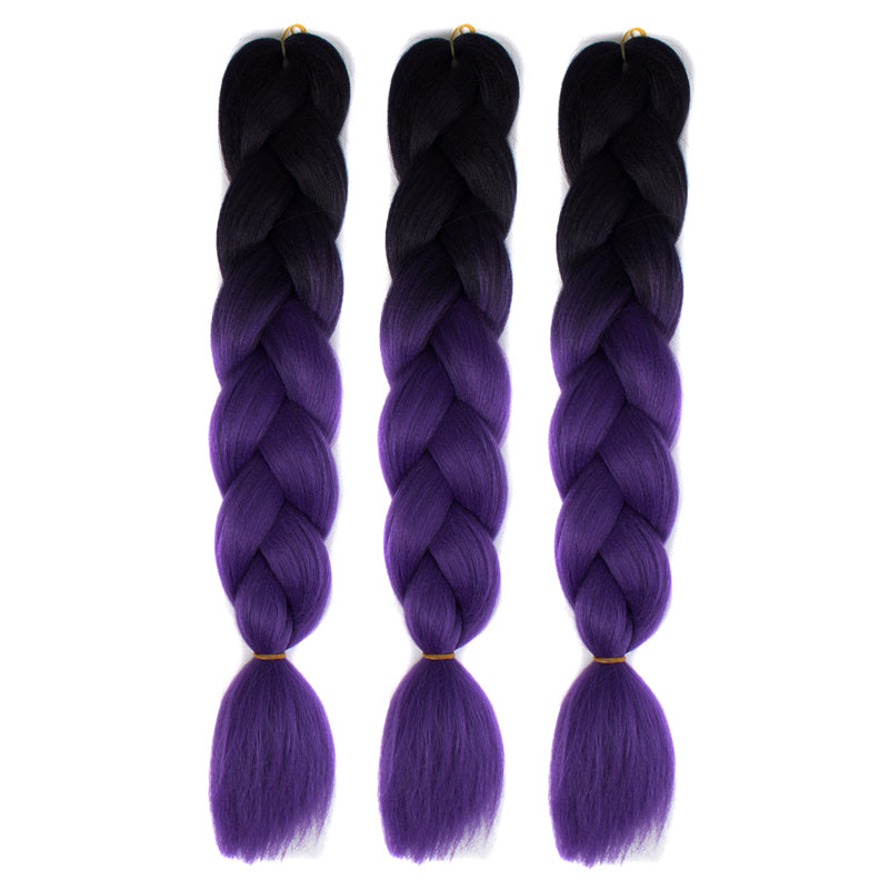 (each color 3pcs) braids African dirty braids wig