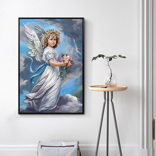 40x60CM Angel 5D Full Diamond Painting NO Frame Round beads