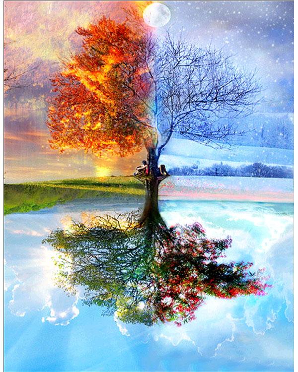 30x40CM-5D Diamond Painting DIY Pictures-Plant A885