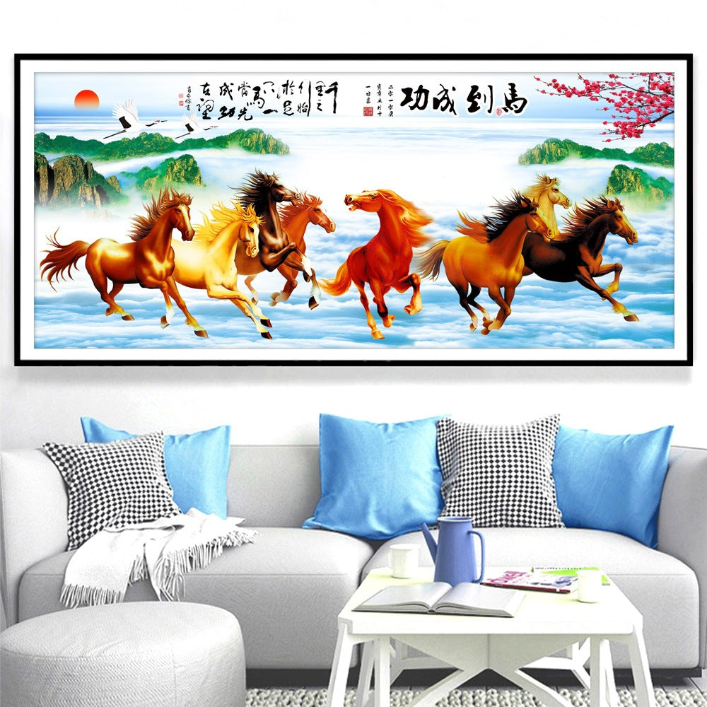 50X120CM - Horse DIY 5D Full Diamond Painting NO FRAME