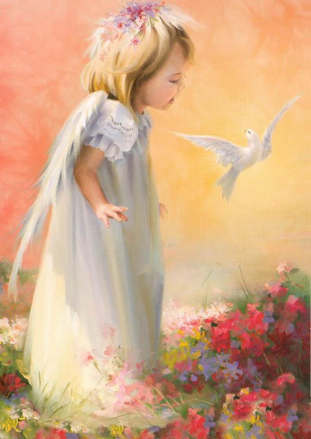 Angel No Framed DIY Oil Painting By Numbers Canvas Wall Art For Living Room Home Decor 40*50CM