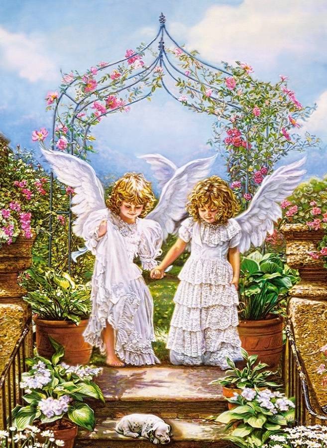 Angel No Framed DIY Oil Painting By Numbers Canvas Wall Art For Living Room Home Decor 40*50CM