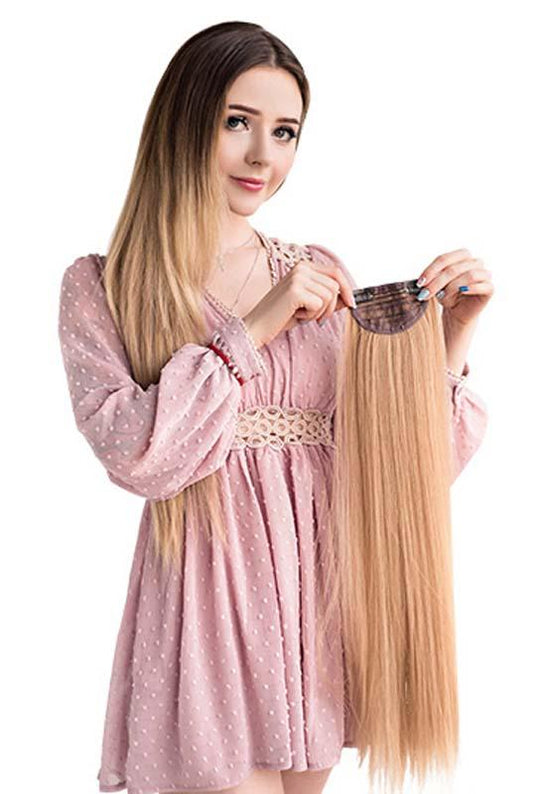 Hiarclip Long Straight Blonde Extension Hairpiece